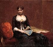 Henri Fantin-Latour Portrait of Madame Leoon Maitre oil painting artist